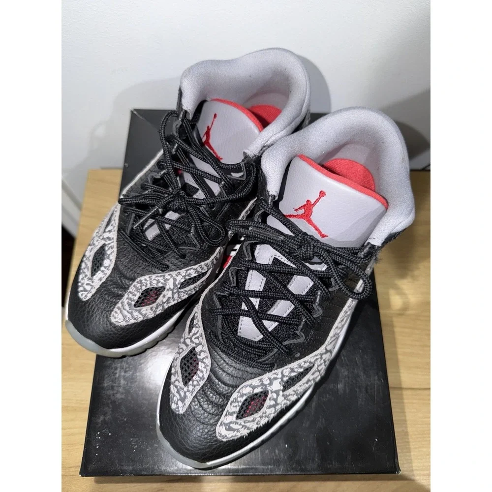 Air Jordan 11 Retro IE Low Black‎ Cement Size 9 Used 919712-006 Released 2020